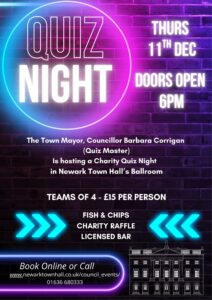 Quiz Night December 2025 Email